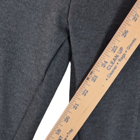 Abercrombie & Fitch Track Leggings L Gray White Side Stripe Modern Slim Joggers - Picture 6 of 8